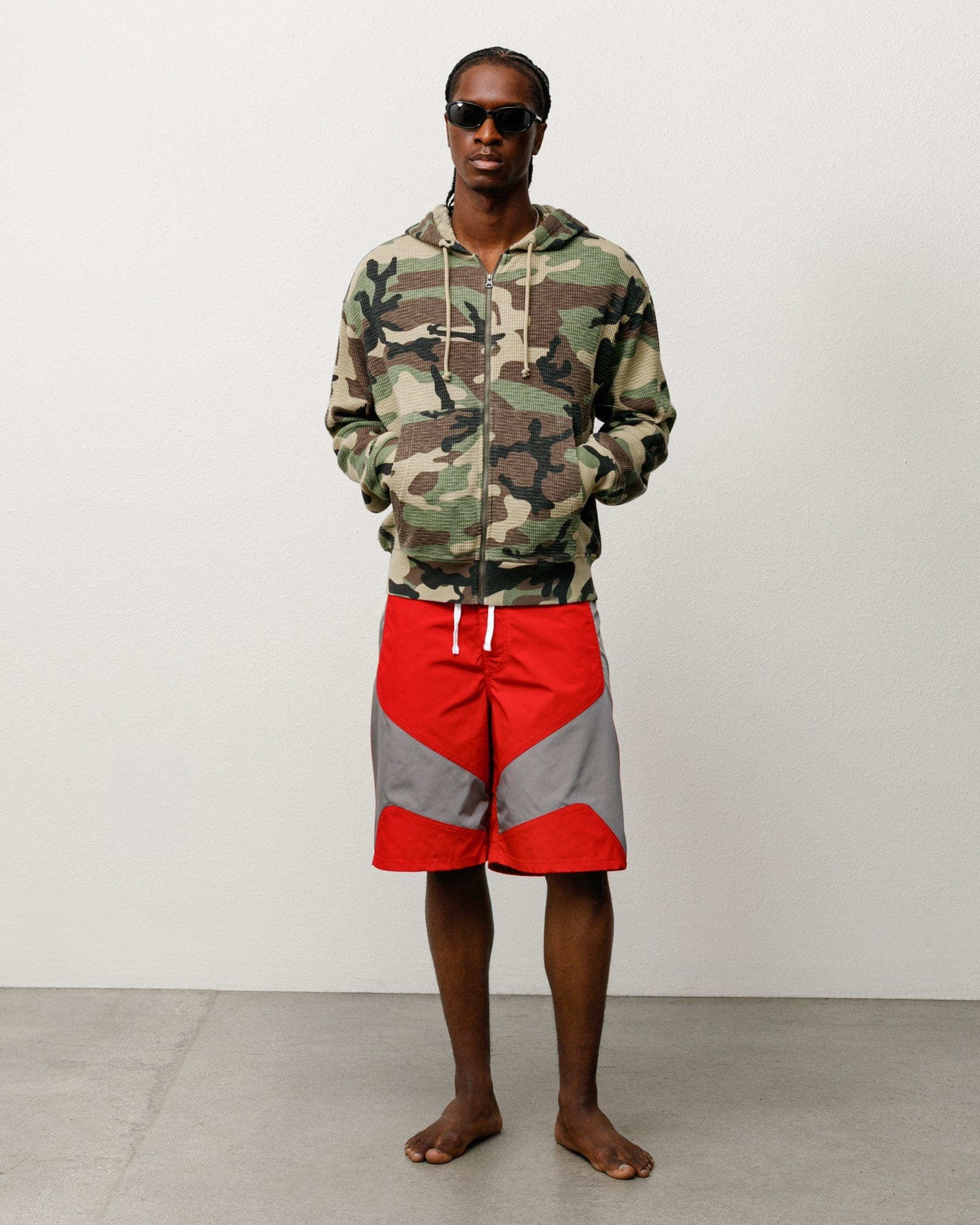 Stüssy Lightweight Thermal Hoodie - Camo