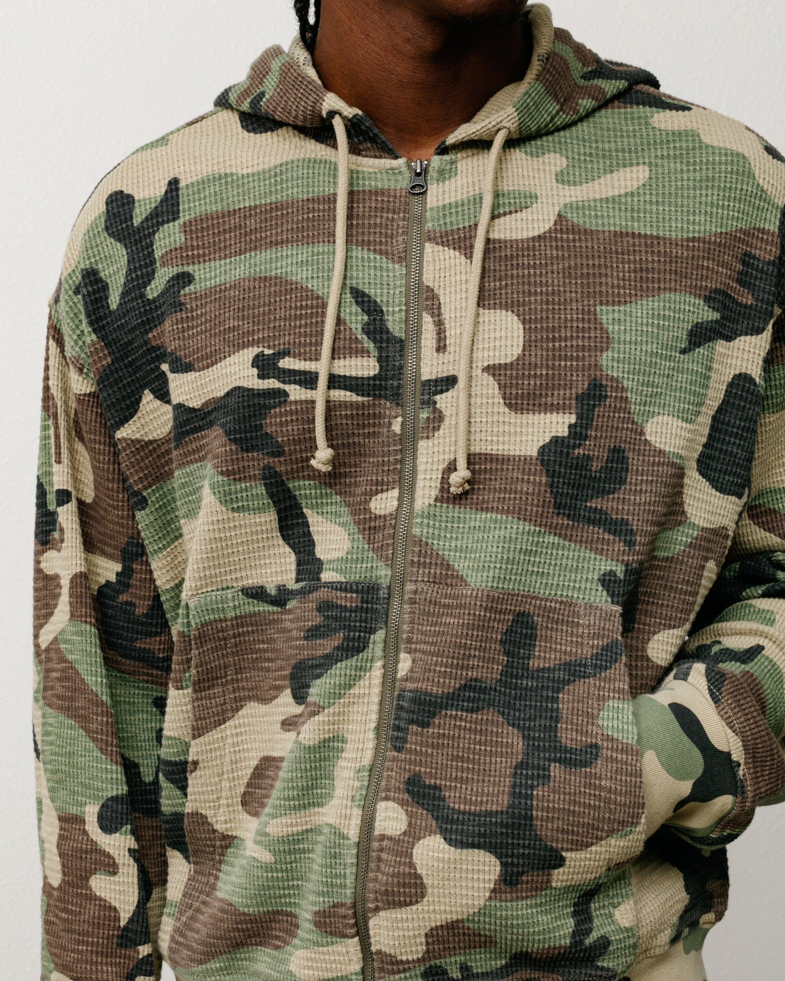 Stüssy Lightweight Thermal Hoodie - Camo
