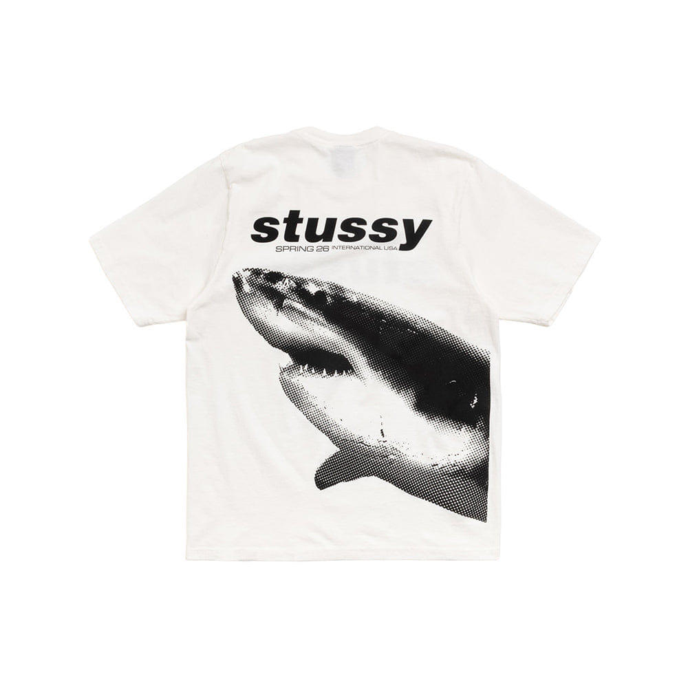 Stüssy Shark Tee Pigment Dyed - Natural