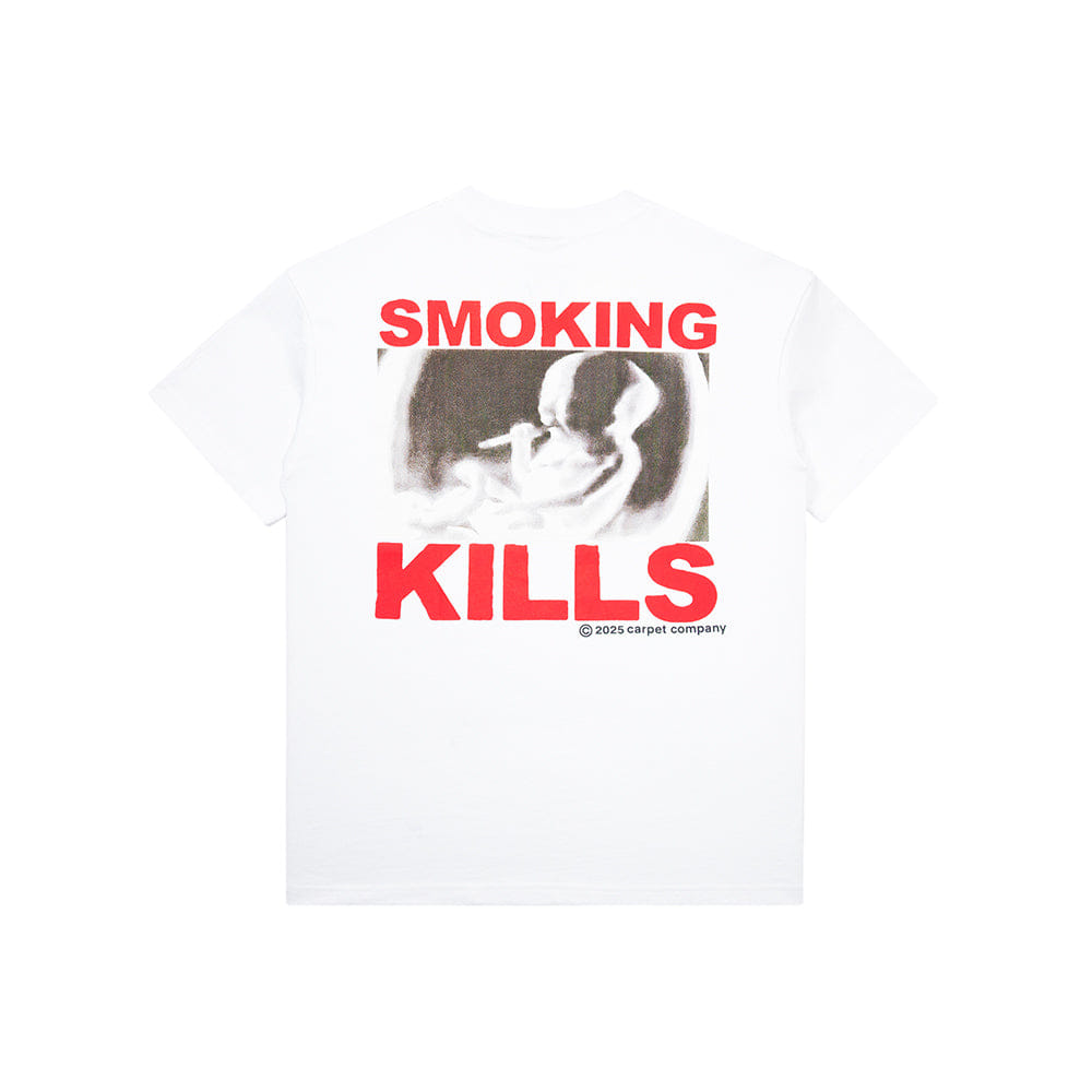 Carpet Company Smoking Kills Tee - White
