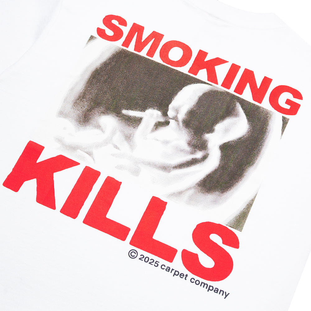 Carpet Company Smoking Kills Tee - White