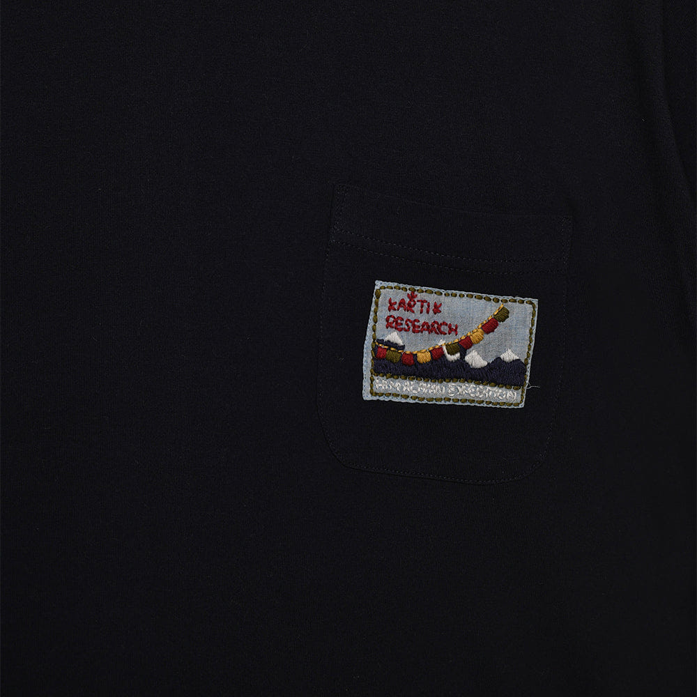 Kartik Research Himalayan Expedition Tee - Navy