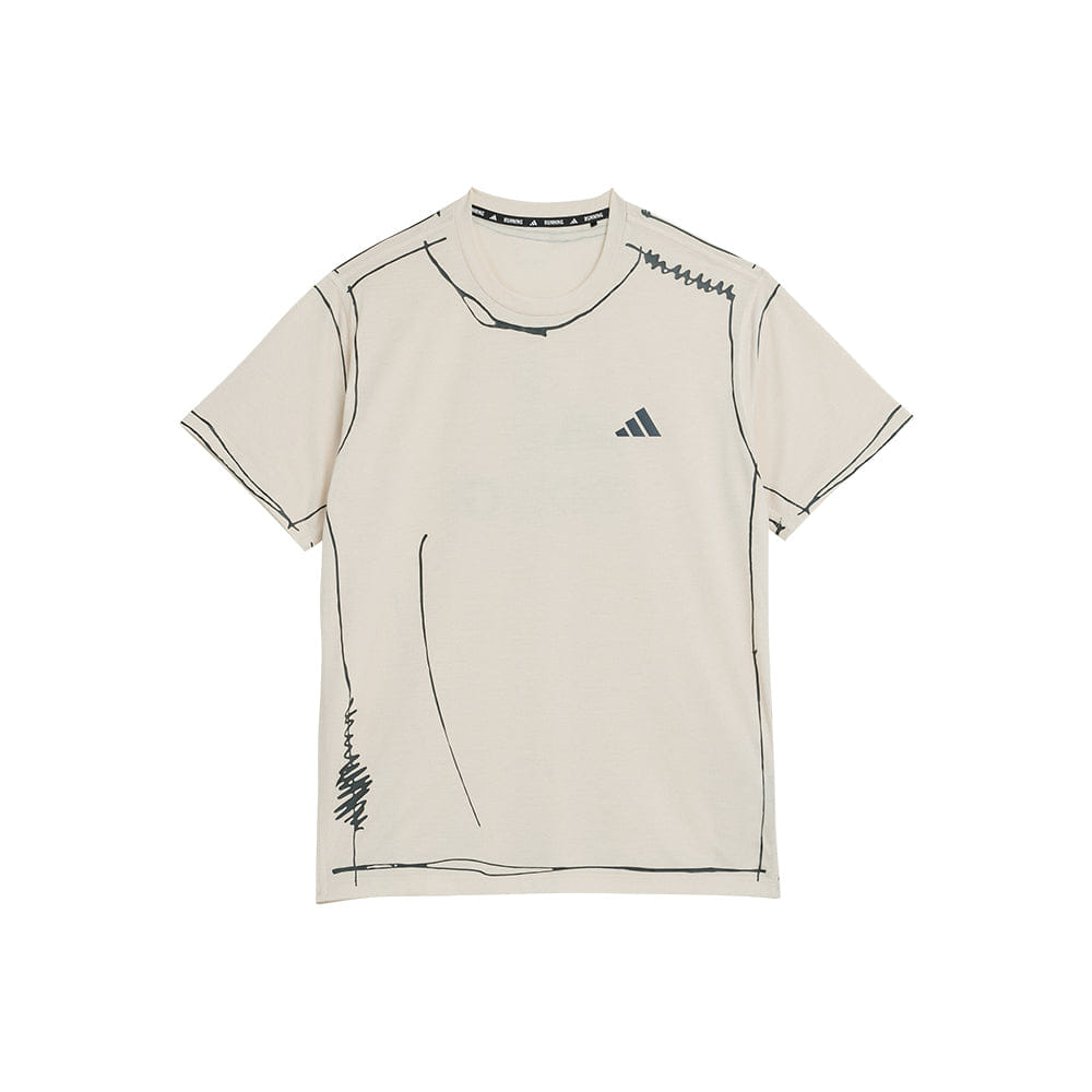 adidas ADI365 SFTM Running Unitefit T-Shirt - Halo Ivory