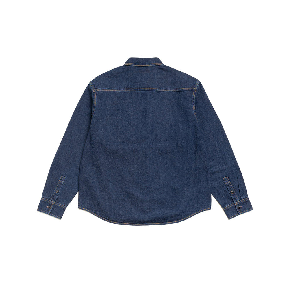 Stüssy Work Denim Shirt - Dark Denim