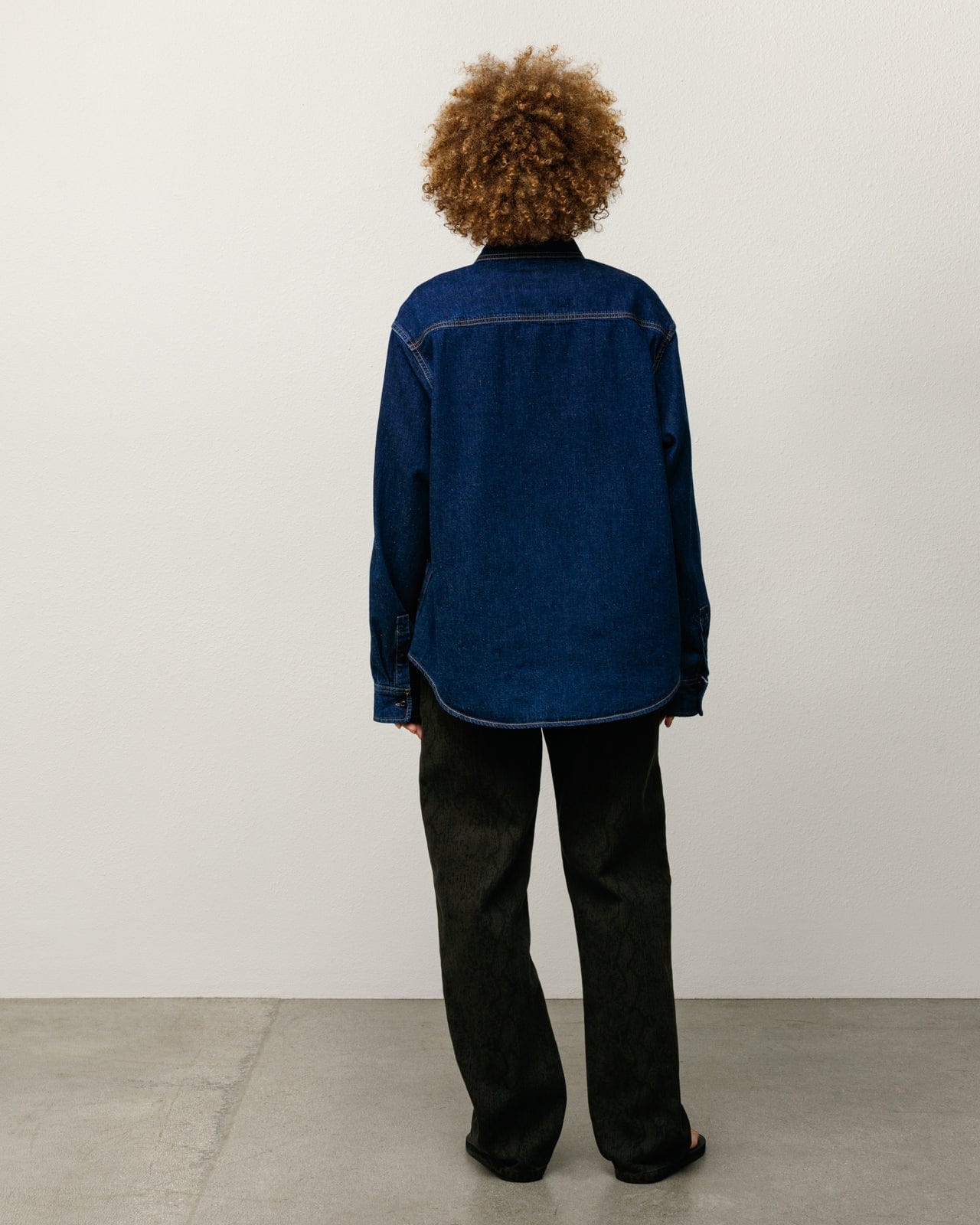 Stüssy Work Denim Shirt - Dark Denim
