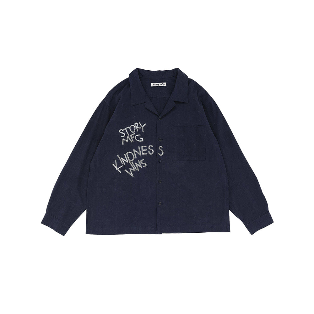 STORY mfg. Greetings Shirt LS - Kindness Wins Ink