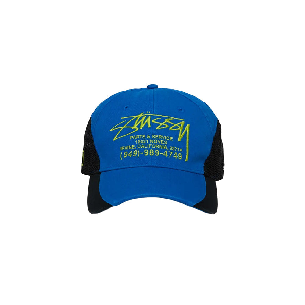Stüssy Lp Service Mesh Strapback Cap - Blue