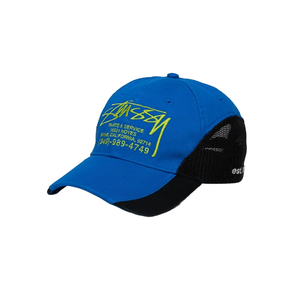 Stüssy Lp Service Mesh Strapback Cap - Blue