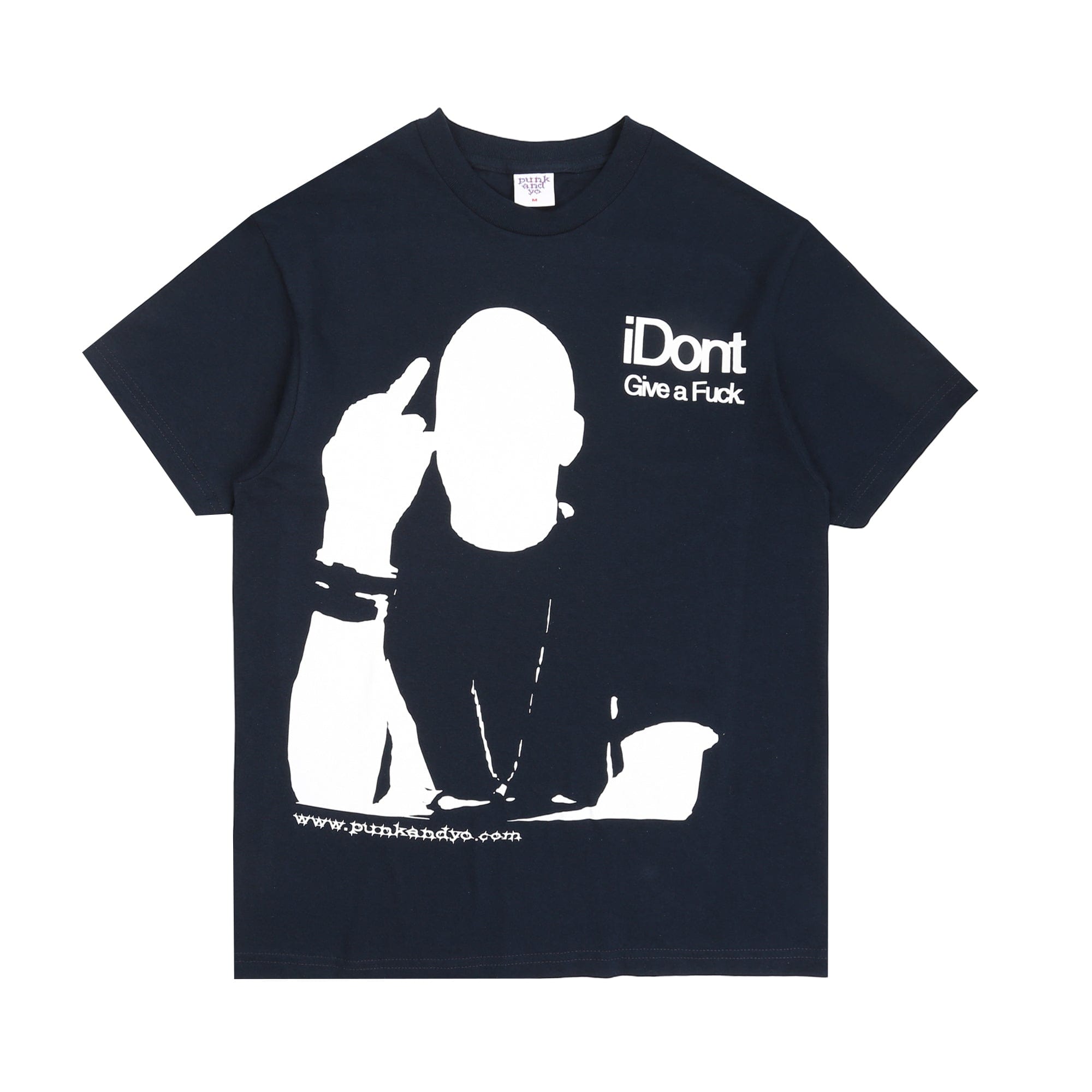 Punkandyo IDGAF T-Shirt - Navy