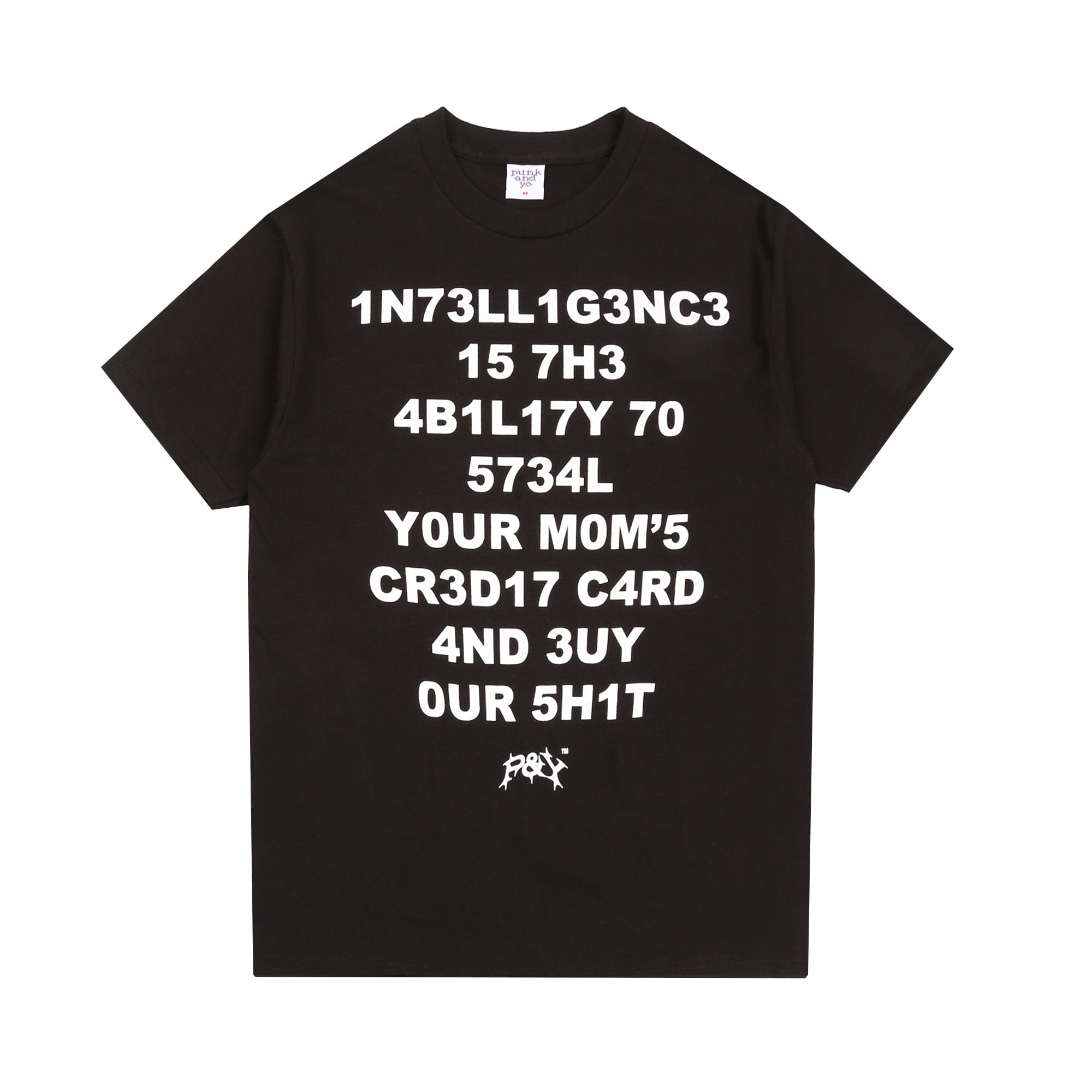 Punkandyo CR3DI7 T-Shirt - Black