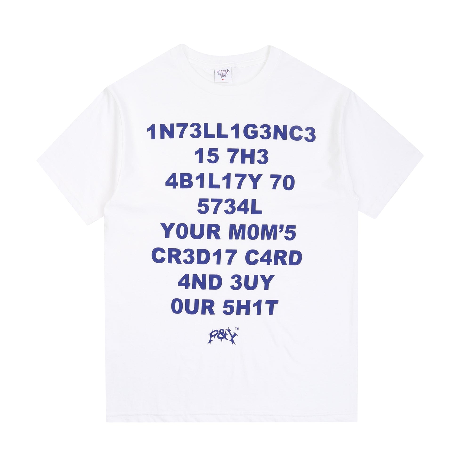 Punkandyo CR3DI7 T-Shirt - White