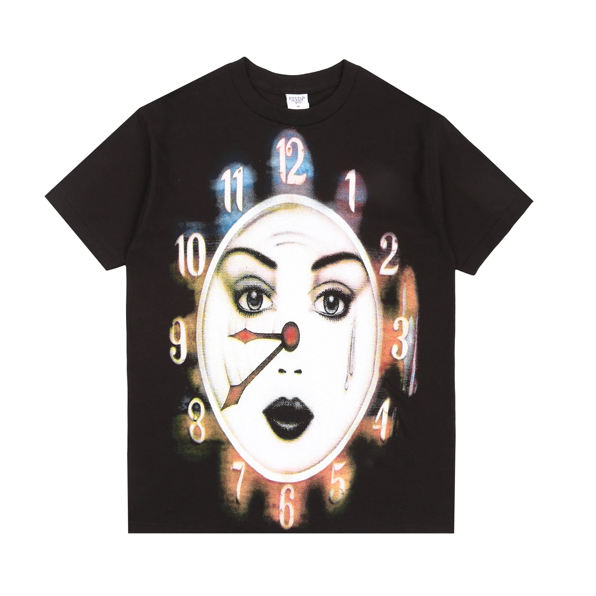 Punkandyo Clown Clock T-Shirt - Black