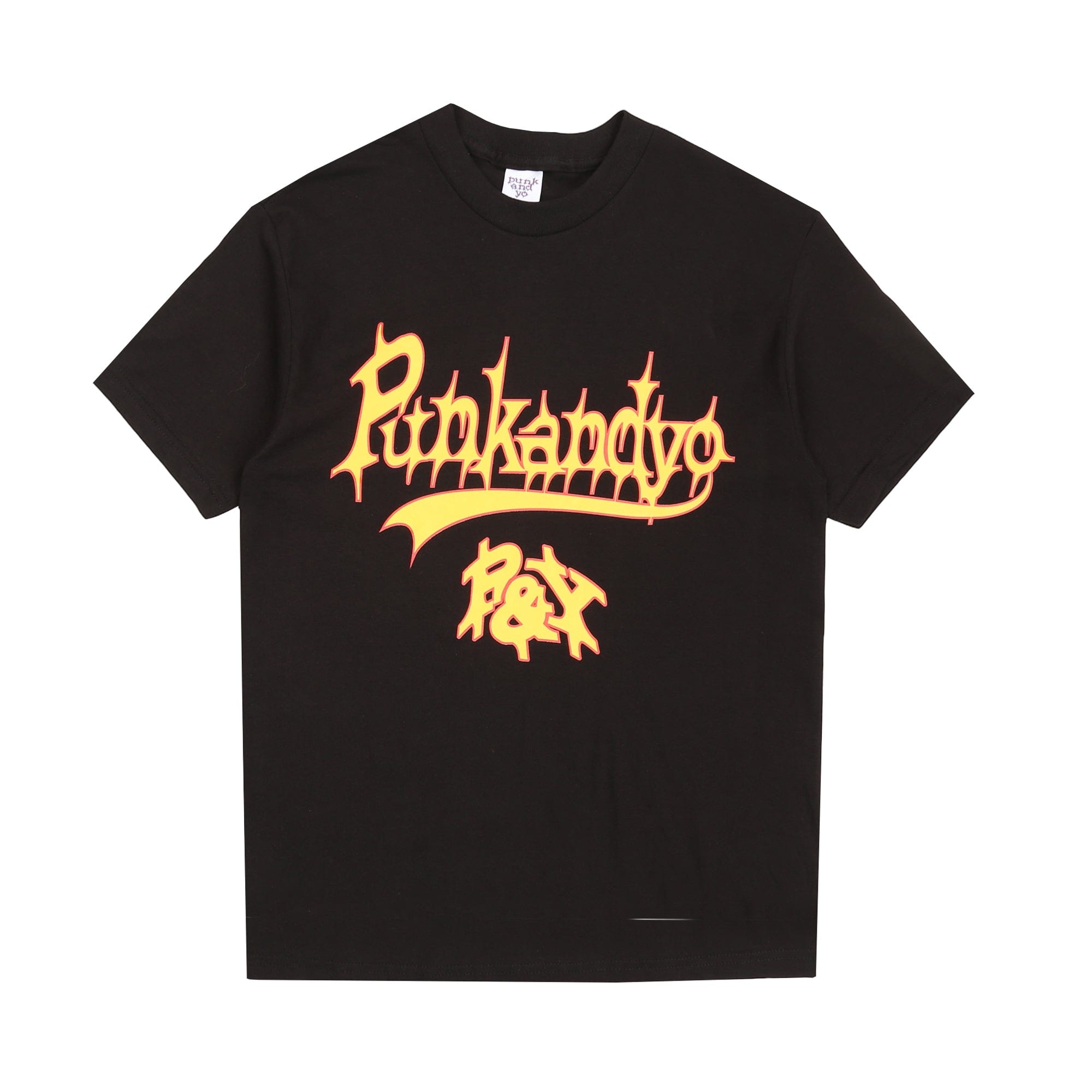 Punkandyo Varsity Script T-Shirt - Black