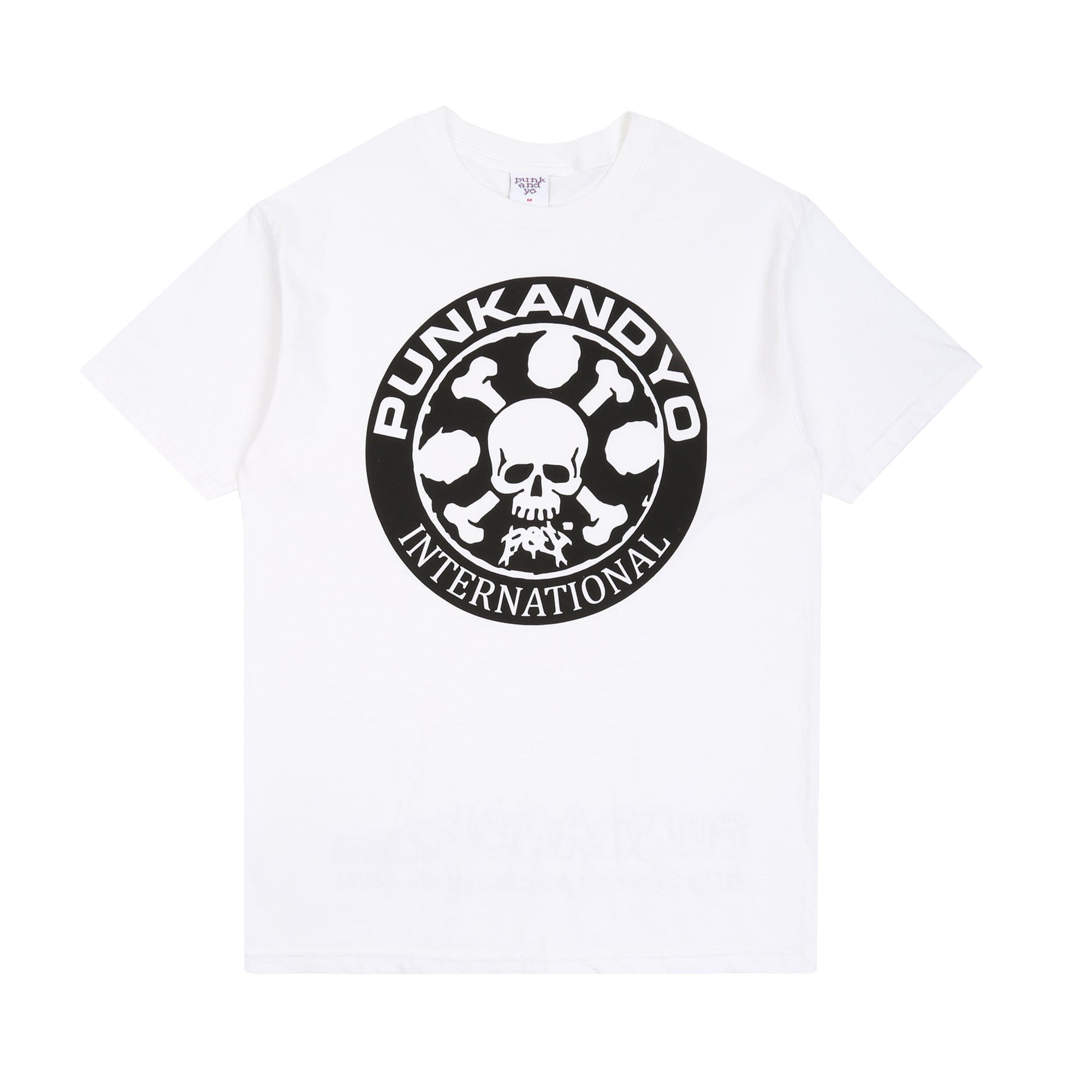 Punkandyo Skull Tyre T-Shirt - White