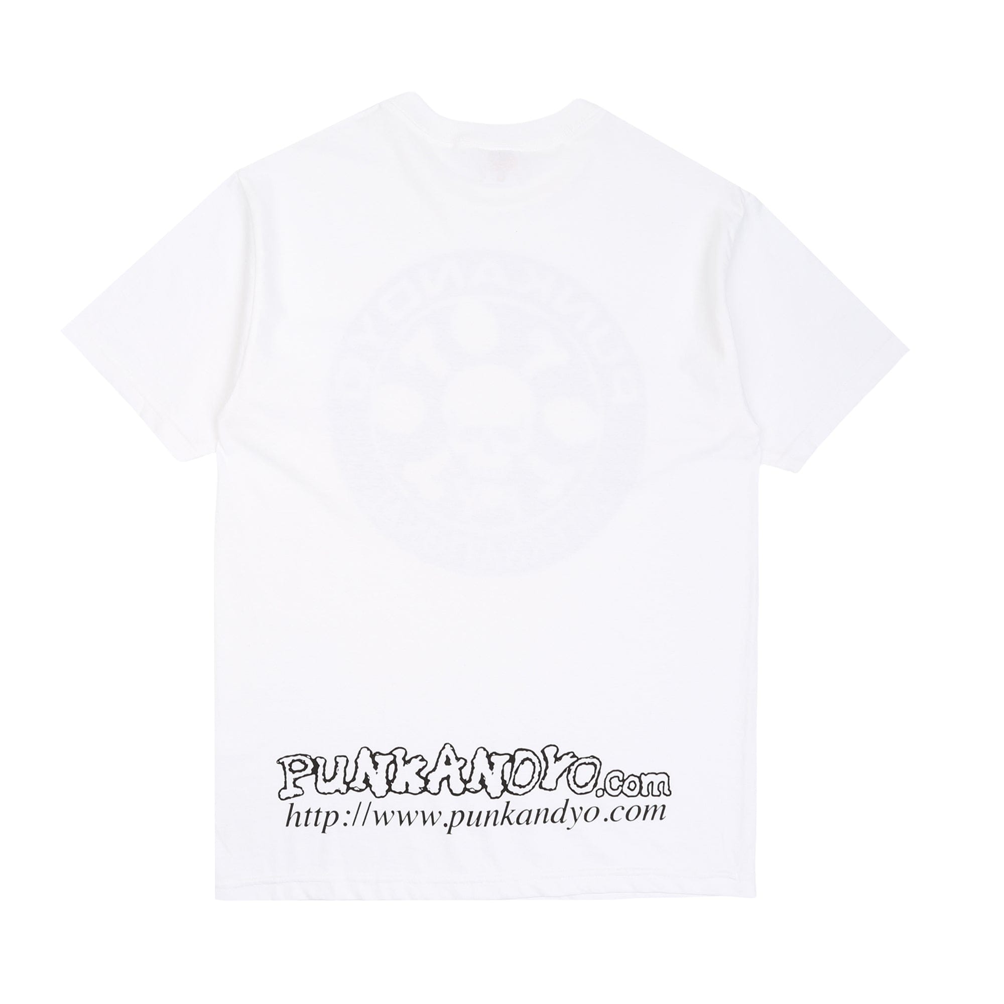 Punkandyo Skull Tyre T-Shirt - White
