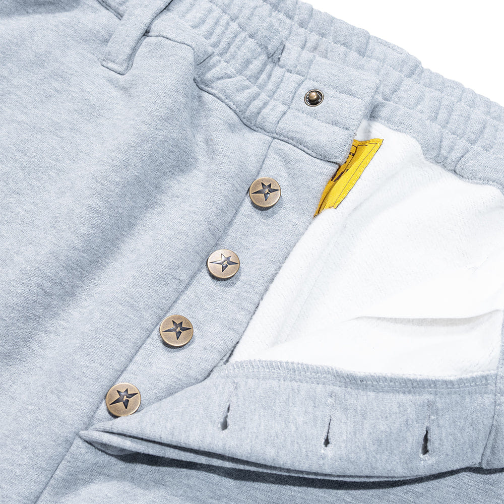 Carpet Company C-Star Button Fly Sweatpants - Grey