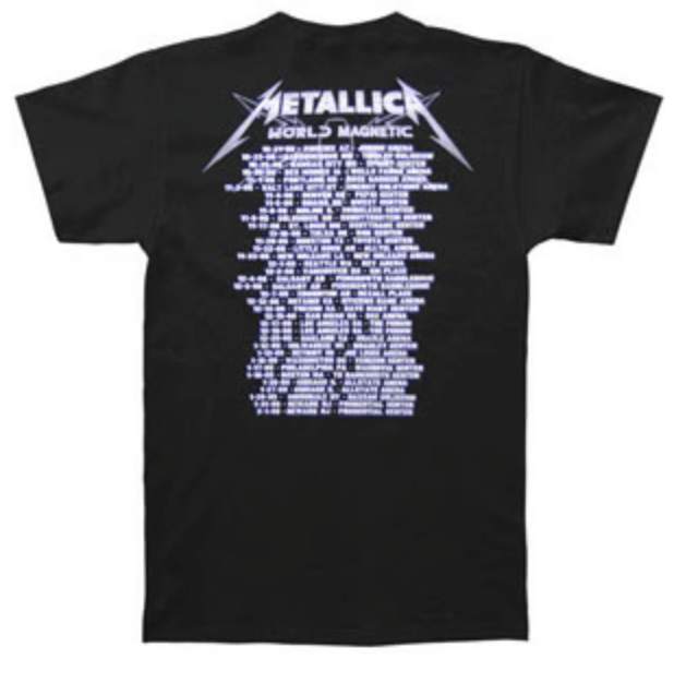 ROCKABILIA METALLICA 08/09 Tour T-shirt