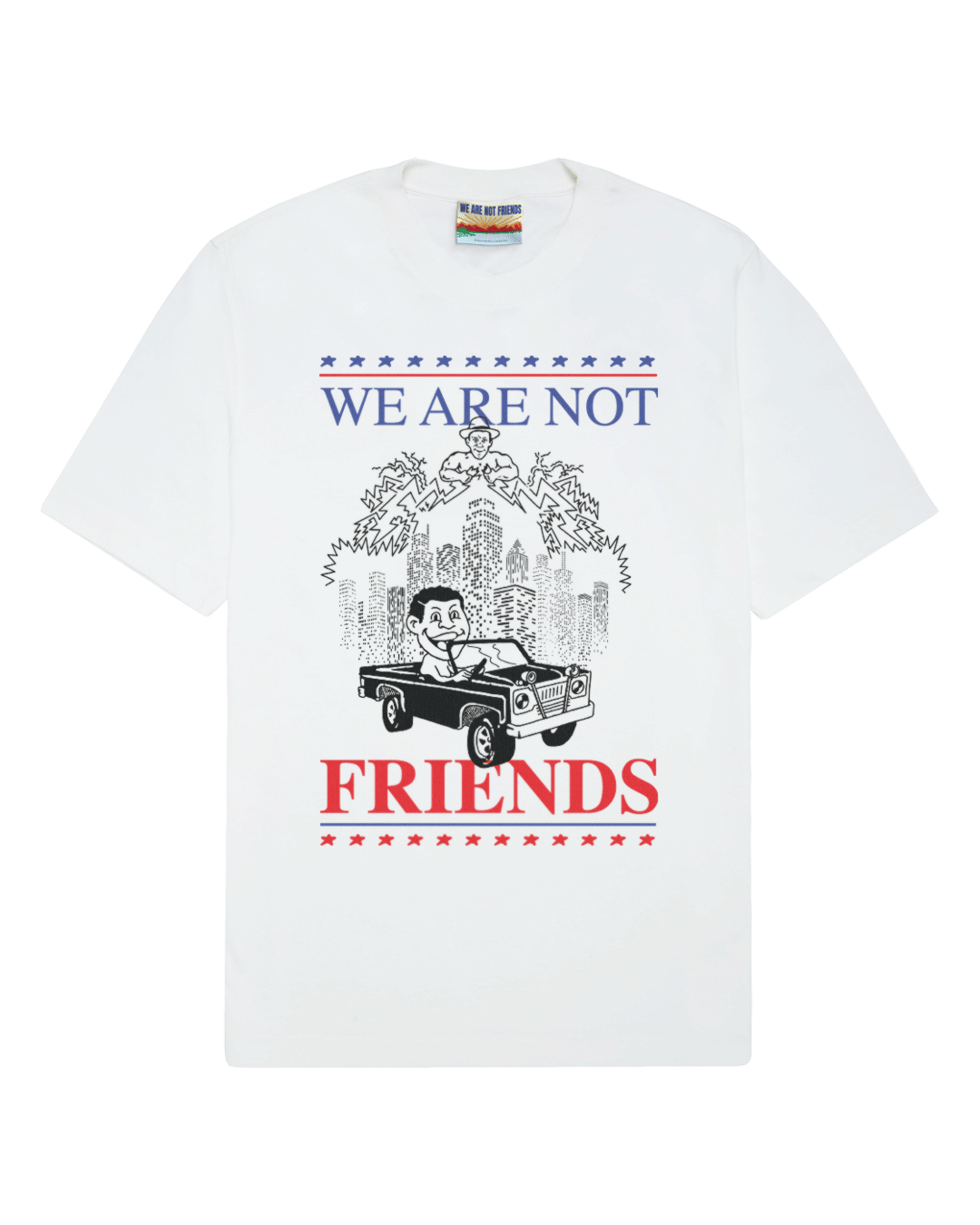 WE ARE NOT FRIENDS CARCETTI PRESIDENT TEE DELANTERO