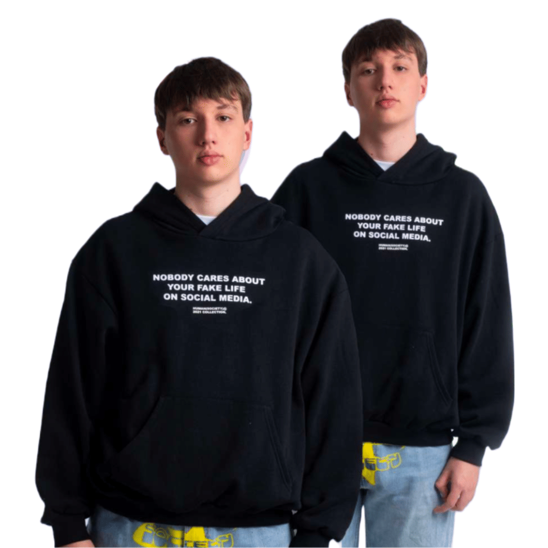 Human Society Nobody Cares Hoodie
