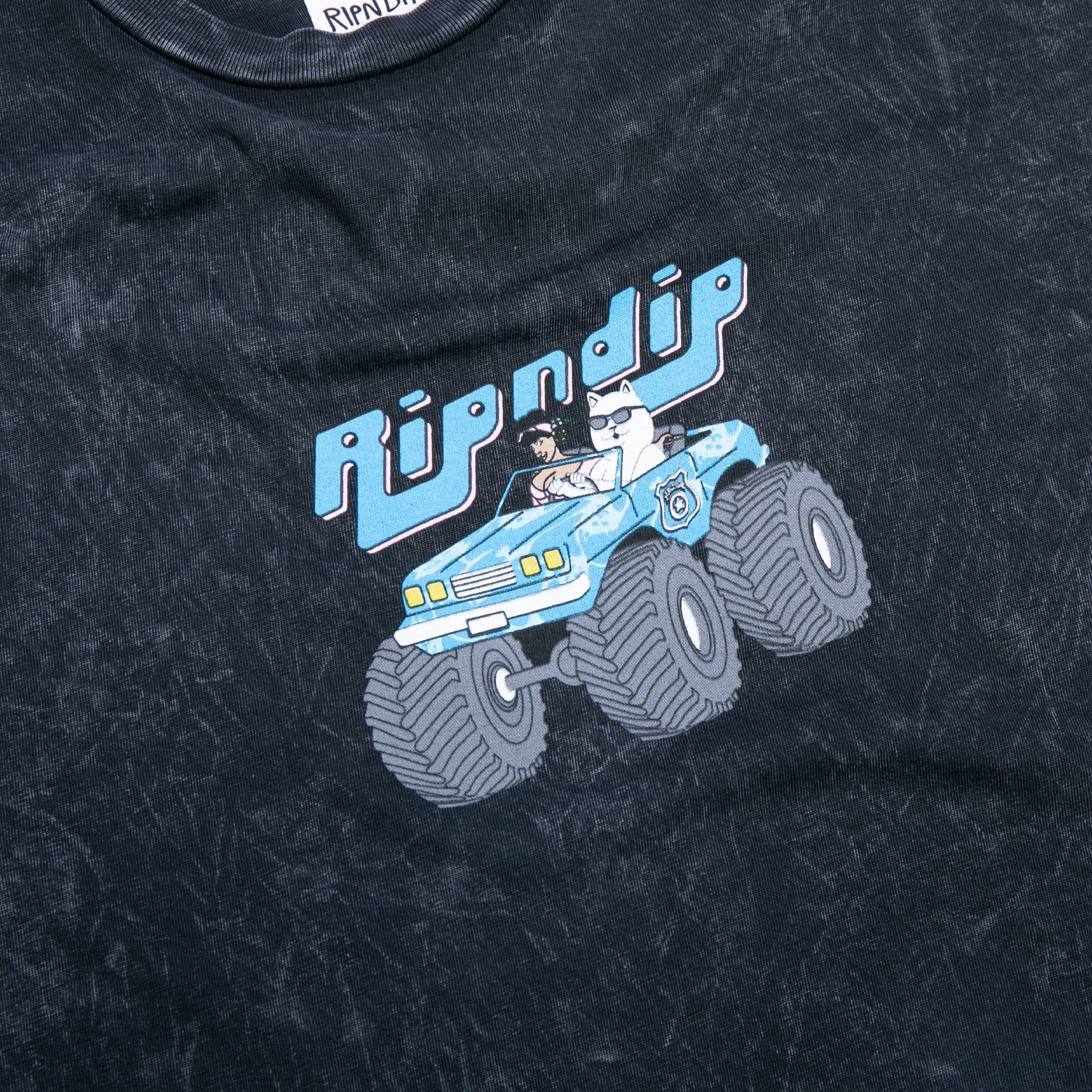 Ripndip Nerm Cruiser Tee, Black Mineral Wash