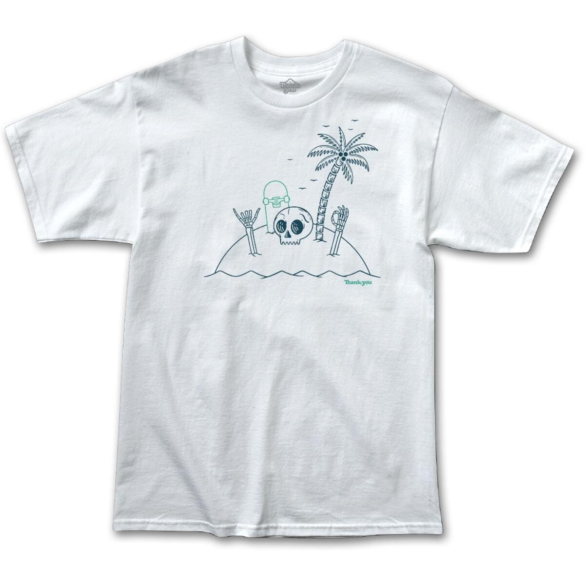 Thank You Skateboards Cast Away T-Shirt, White