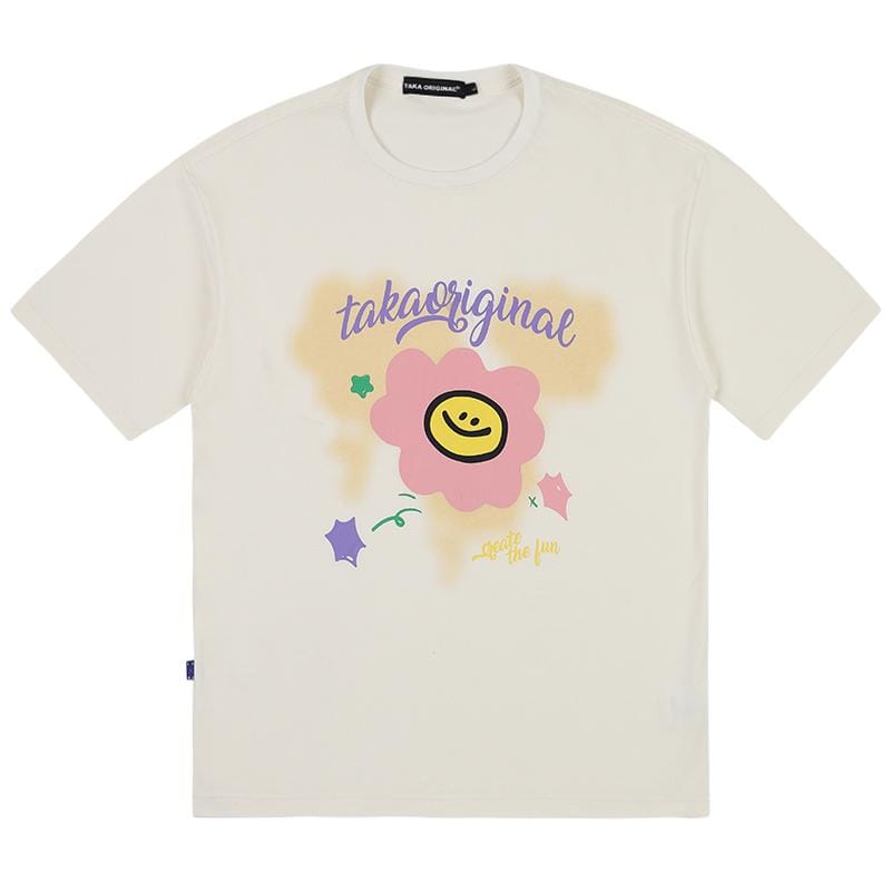 Taka Original Lil Daisy Smile Flower T-Shirt