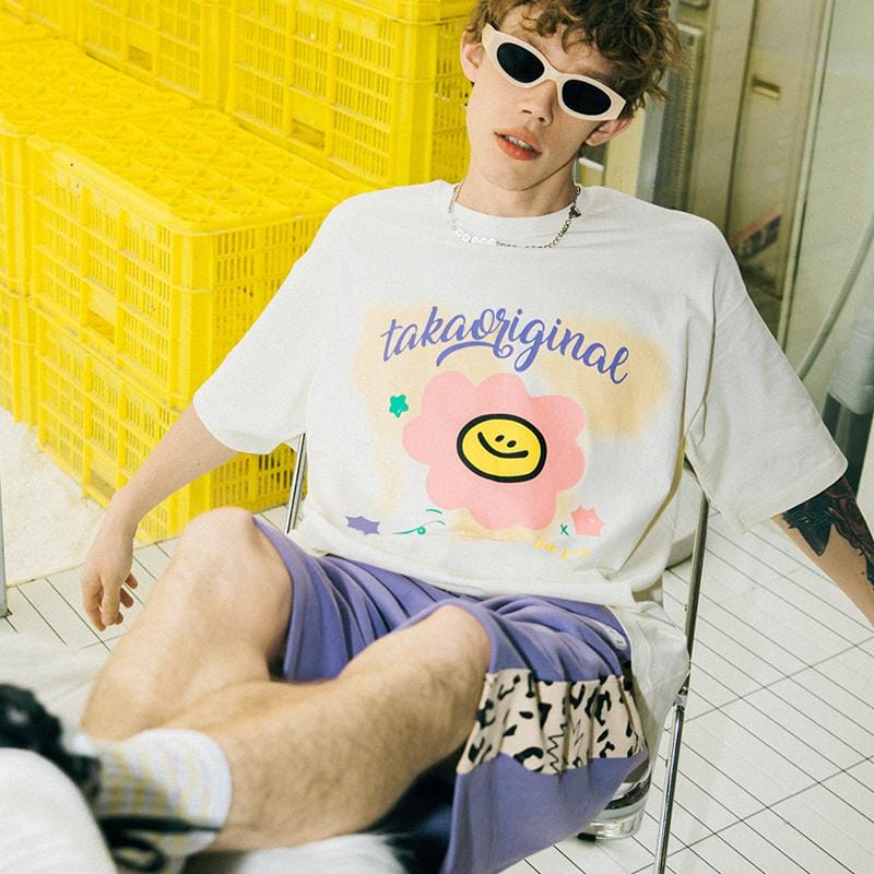 Taka Original Lil Daisy Smile Flower T-Shirt