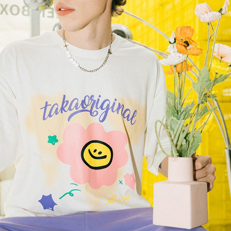 Taka Original Lil Daisy Smile Flower T-Shirt