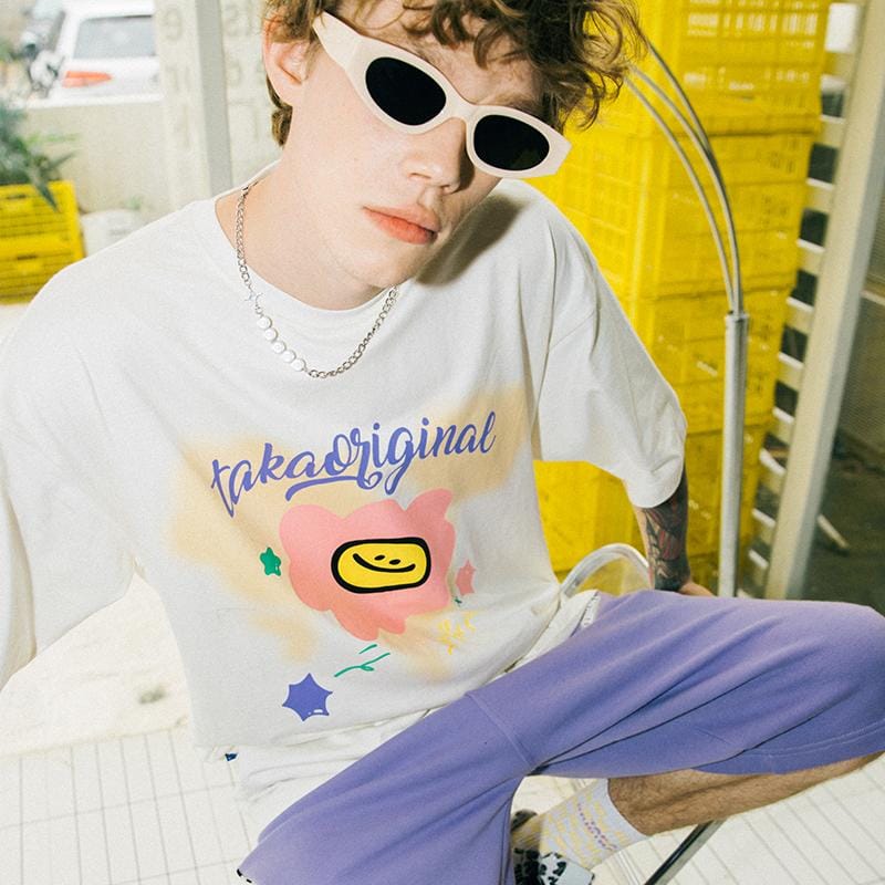 Taka Original Lil Daisy Smile Flower T-Shirt