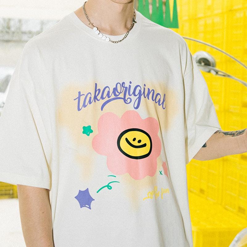 Taka Original Lil Daisy Smile Flower T-Shirt