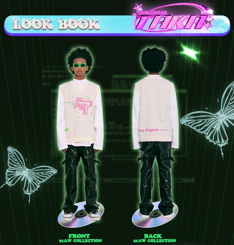 Taka Original Cybercore Knit Vest