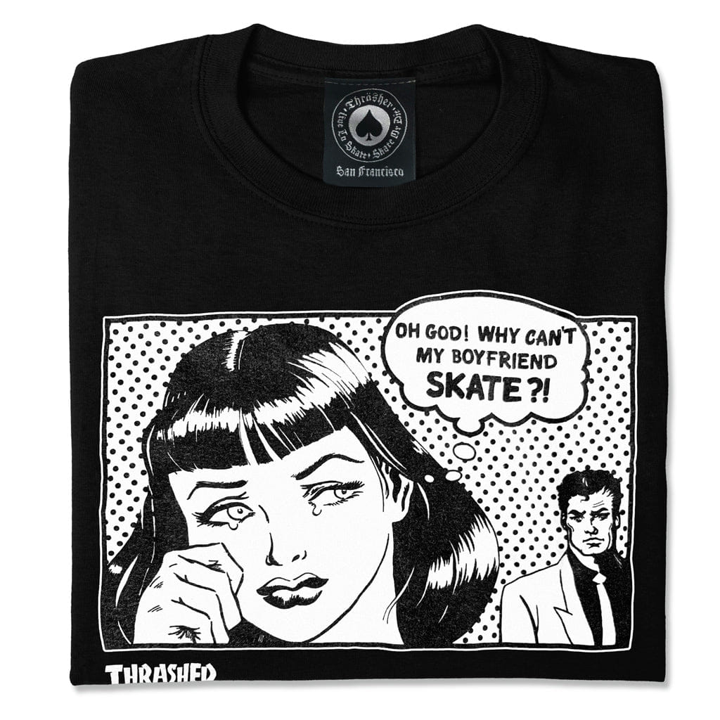 Thrasher Boyfriend T-Shirt (Black)