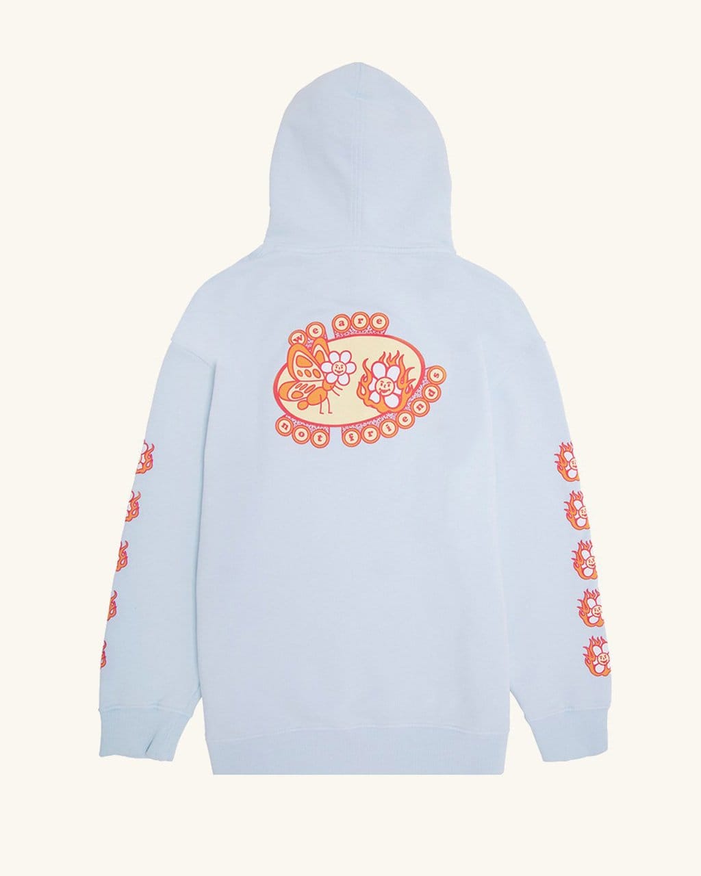 WE ARE NOT FRIENDS Butterfly Flames Hoodie