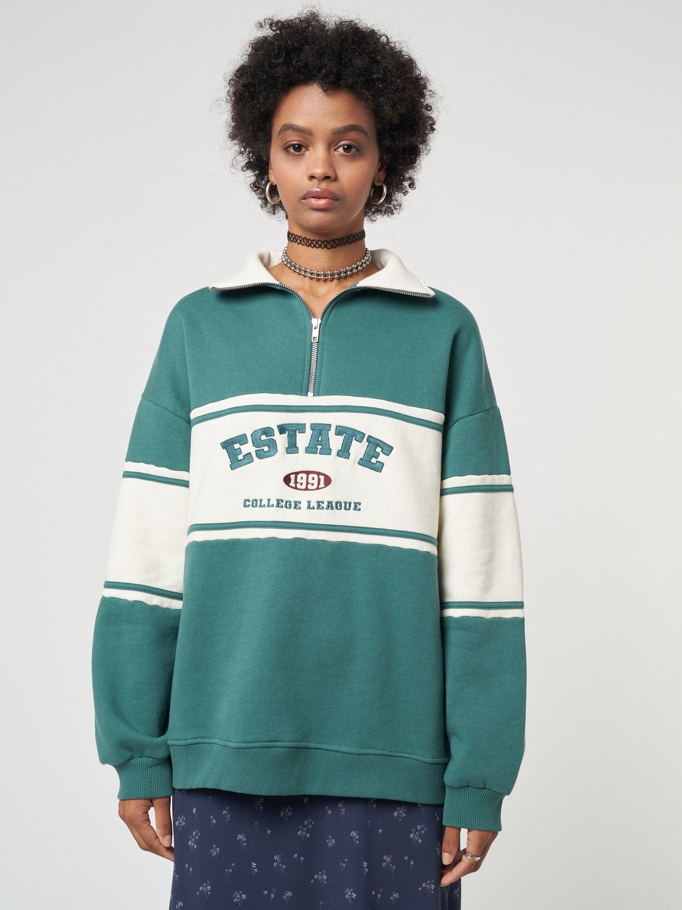 Minga London Estate Half-Zip Sweatshirt