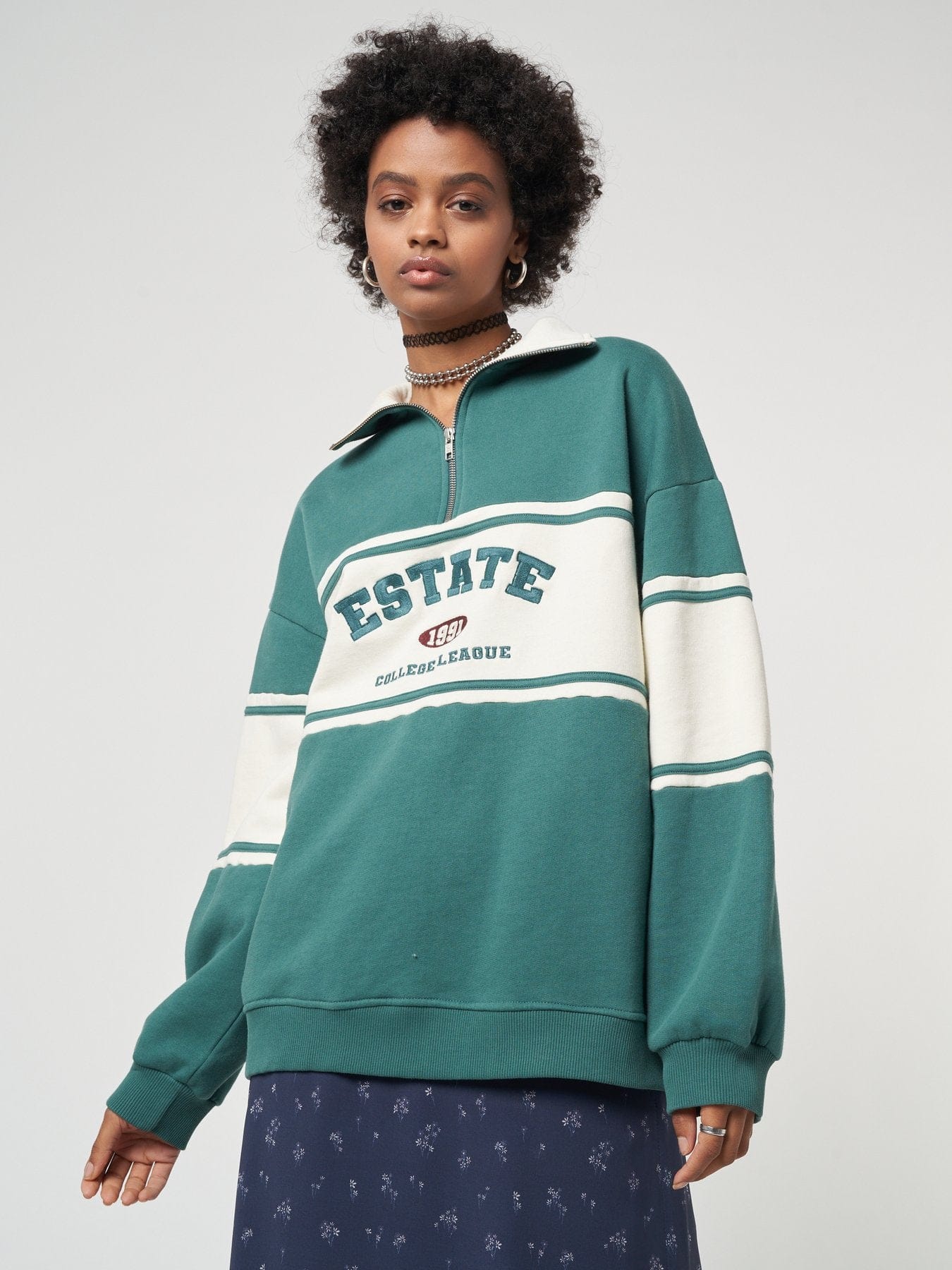 Minga London Estate Half-Zip Sweatshirt