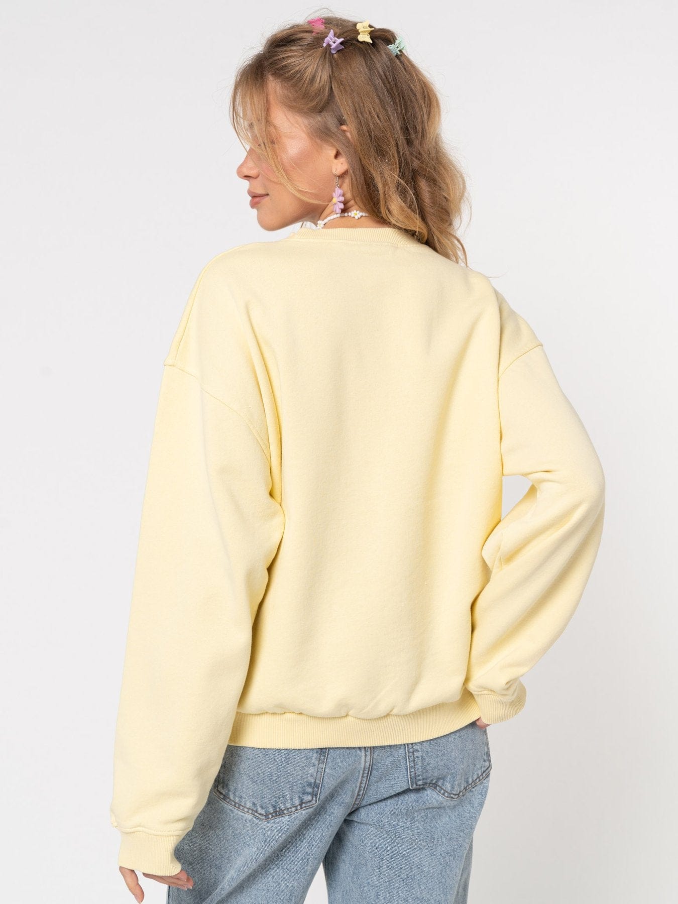 Minga London Daisy Gingham Yellow Sweater