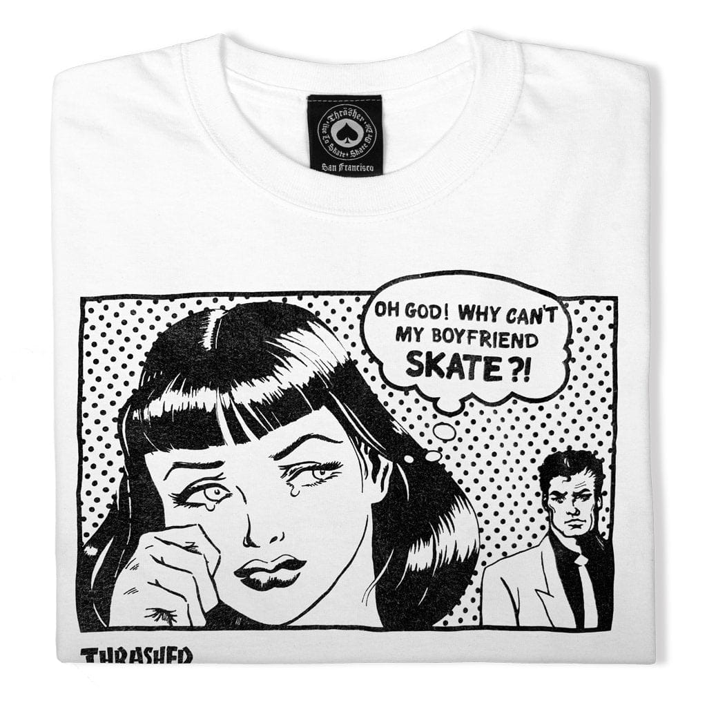Thrasher Boyfriend T-Shirt (White)
