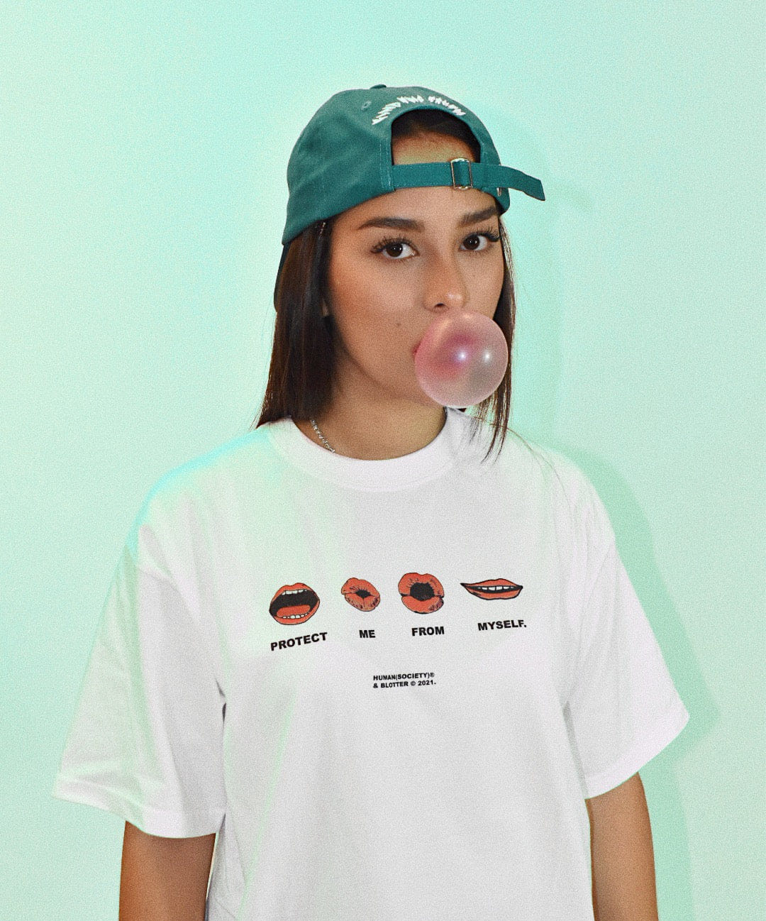 Human Society Protect Me White Tee