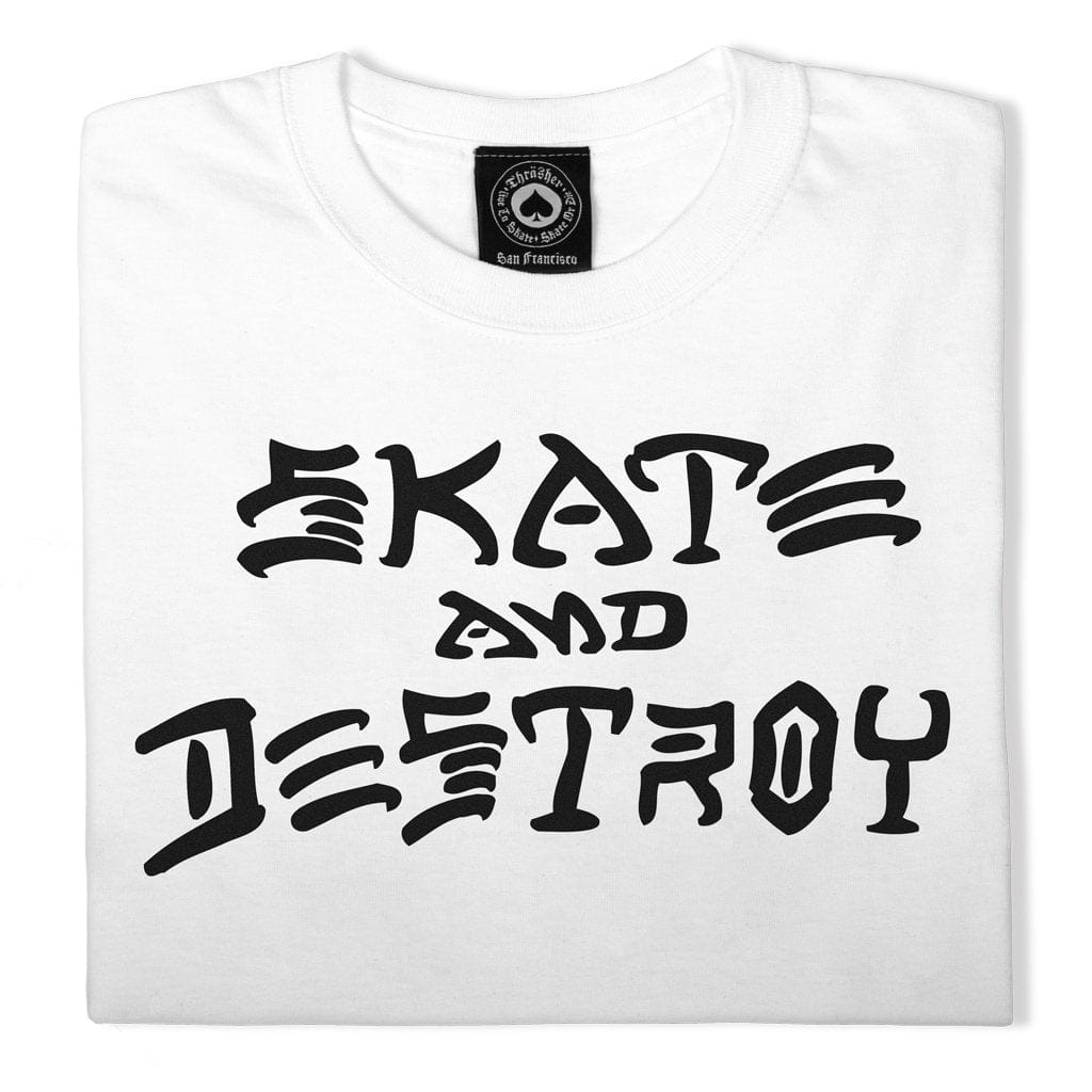 Thrasher Skate And Destroy T-Shirt, White