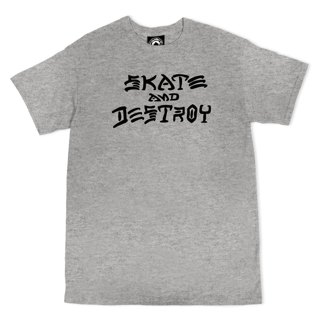 Thrasher Skate And Destroy T-Shirt, Gray