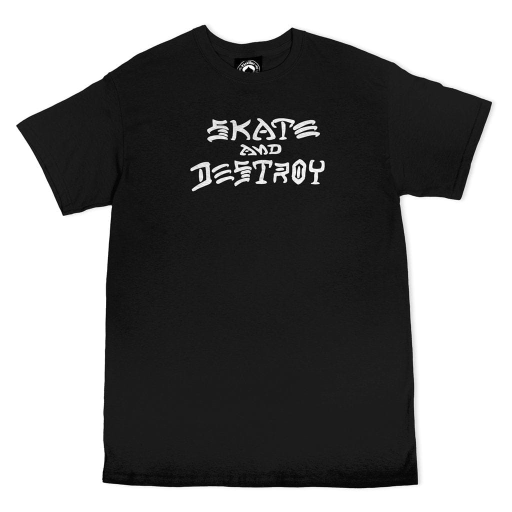 Thrasher Skate And Destroy T-Shirt, Black