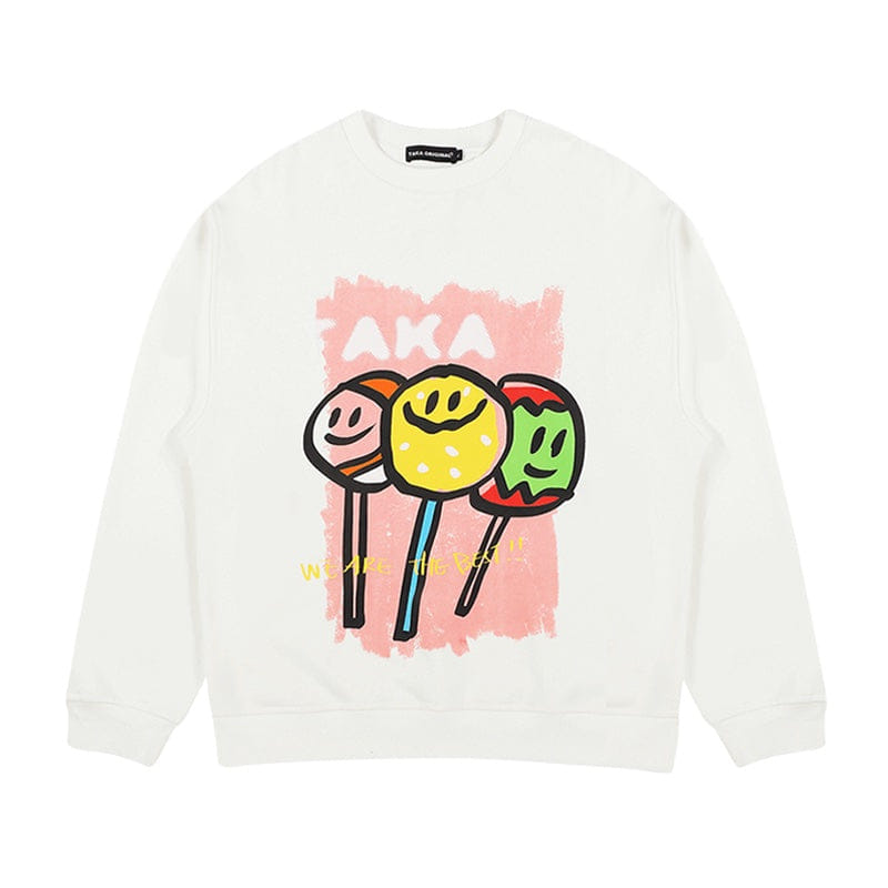 Taka Original Candy Lollipop Crewneck Sweatshirt