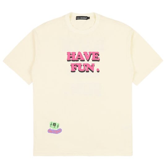 Taka Original Have Fun T-Shirt, Cream