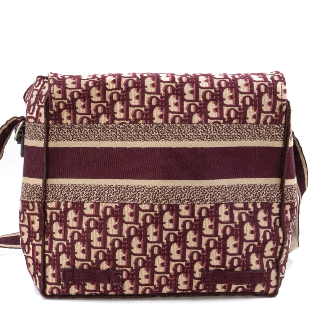 Dior Christian Dior Diorcamp Messenger Bag Lila Oblique Canvas Medium