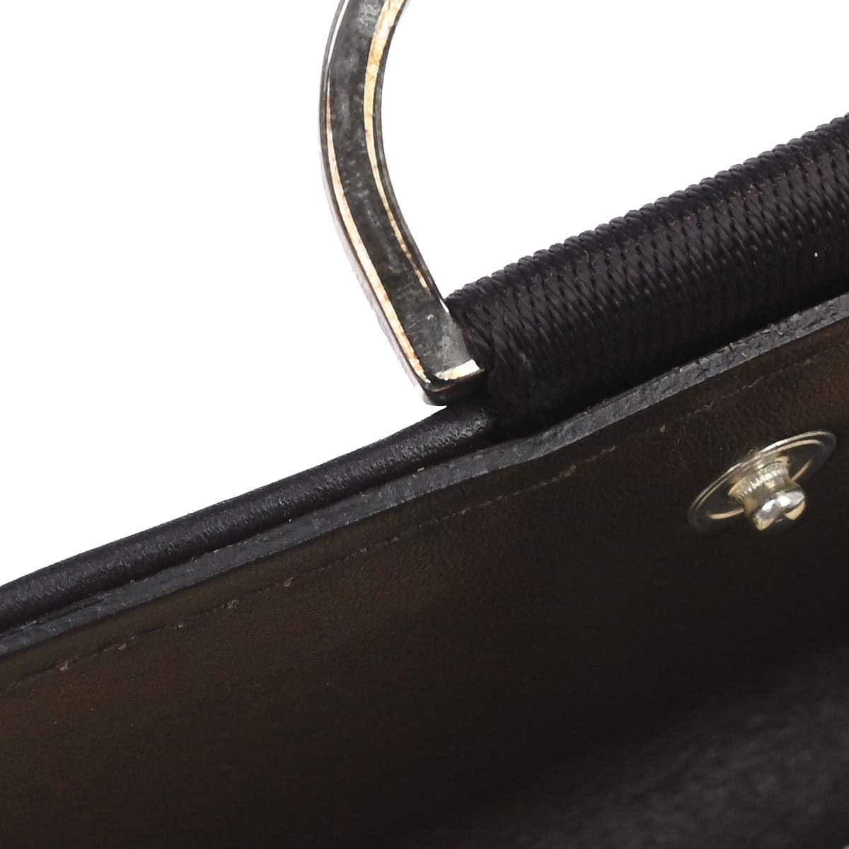 Christian Dior 2004 Ivory Brown Pony Hair Long Wallet