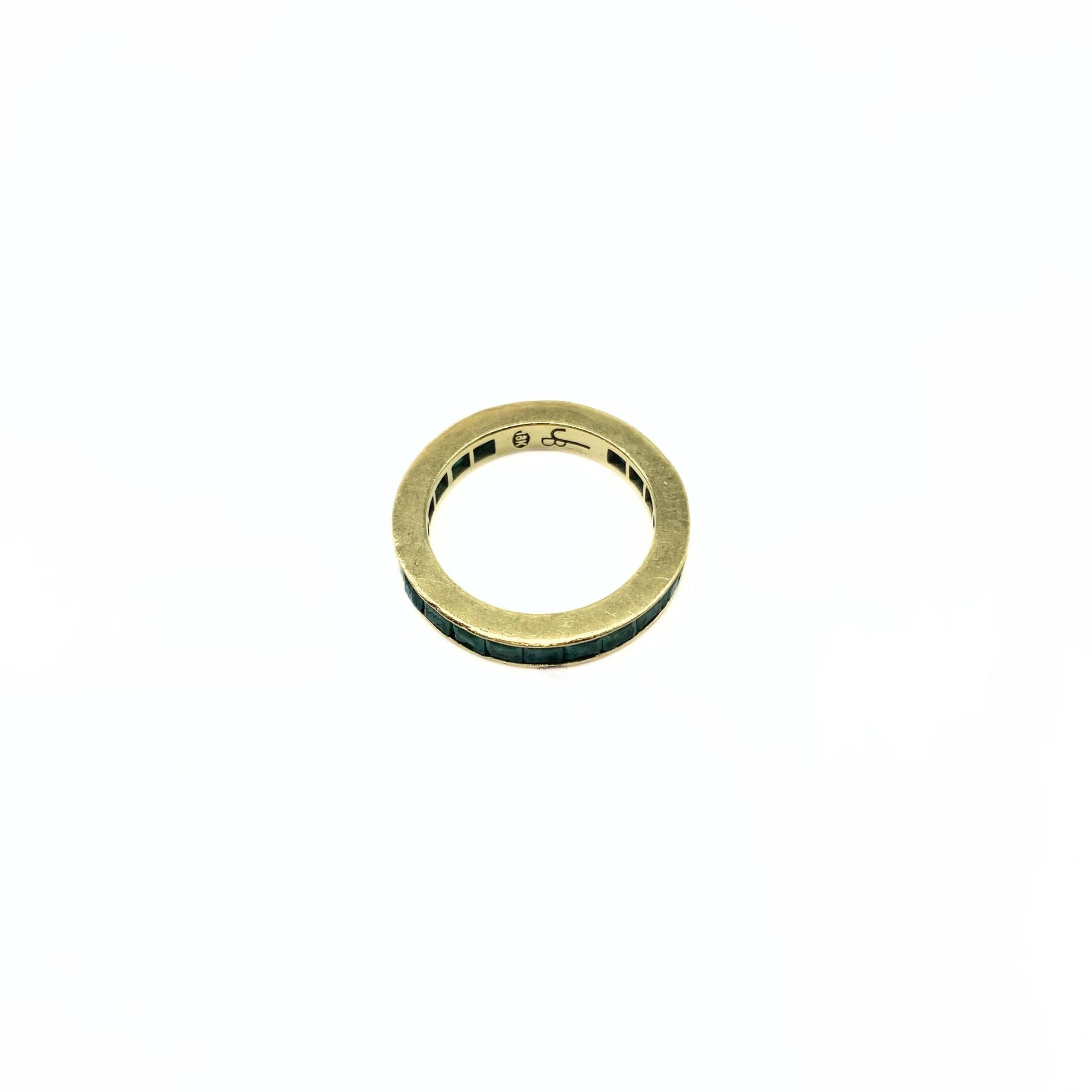 Jenna Blake 18K Emerald Ring