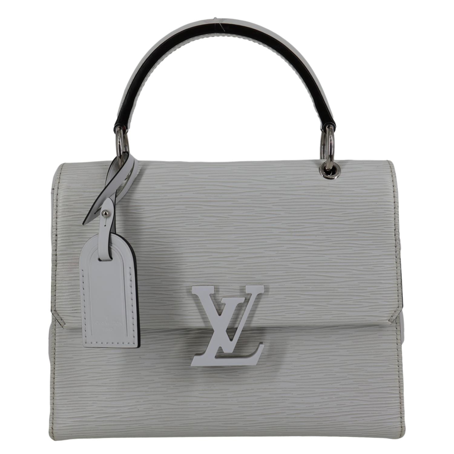LOUIS VUITTON Grenelle PM Epi Leather Shoulder Bag White