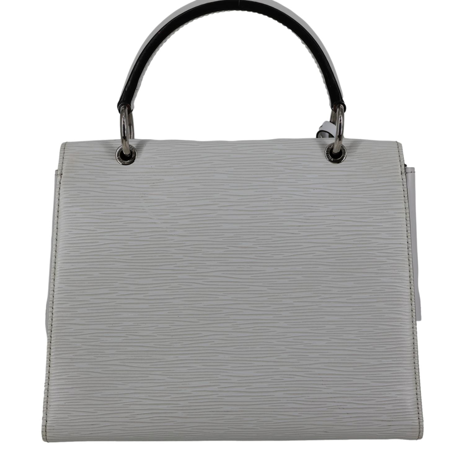 LOUIS VUITTON Grenelle PM Epi Leather Shoulder Bag White
