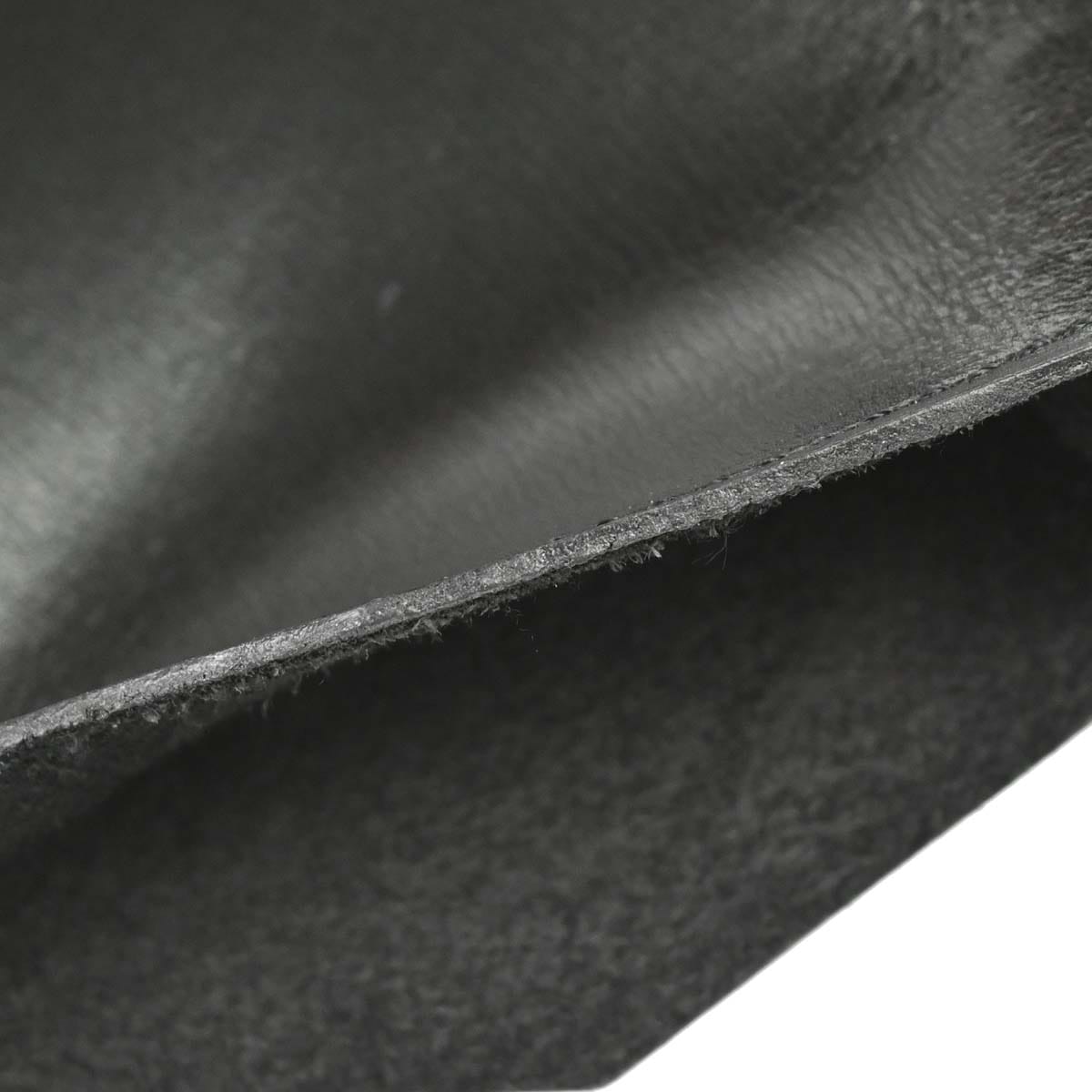 Hermes Black Box Calf Onimaitou Shoulder Bag Pochette