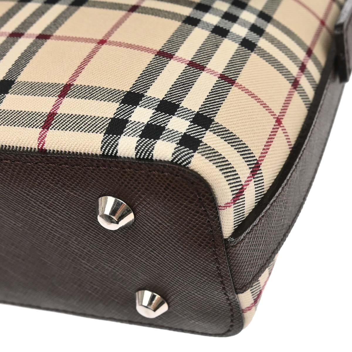 Burberry Beige Burberry Check Handbag